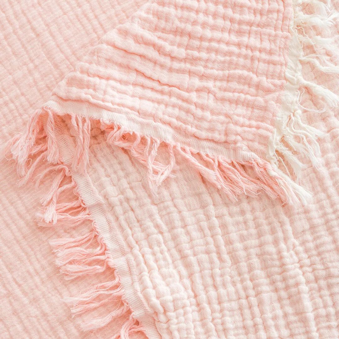 CloudLite™ Muslin Blanket Pink