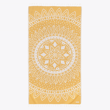 Sunflower - Organic Turkish Cotton Beach Towel | Feshka