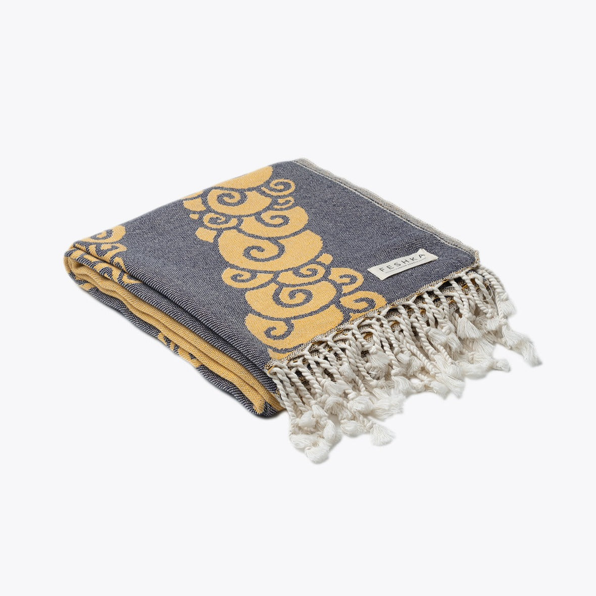 Golden Hour - Organic Turkish Cotton Beach Towel | Feshka