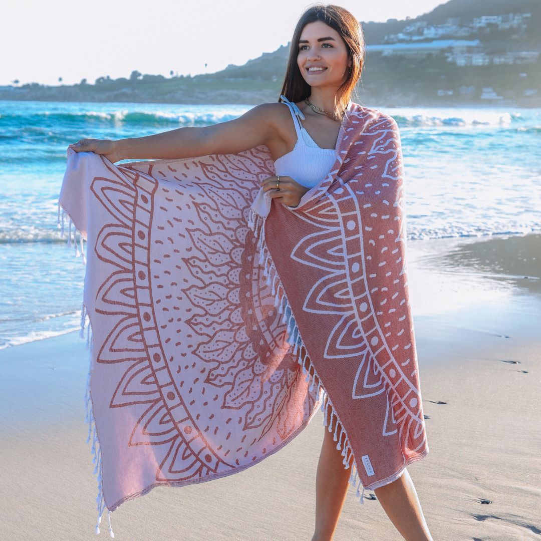 Sunflower - Organic Turkish Cotton Beach Towel | Feshka