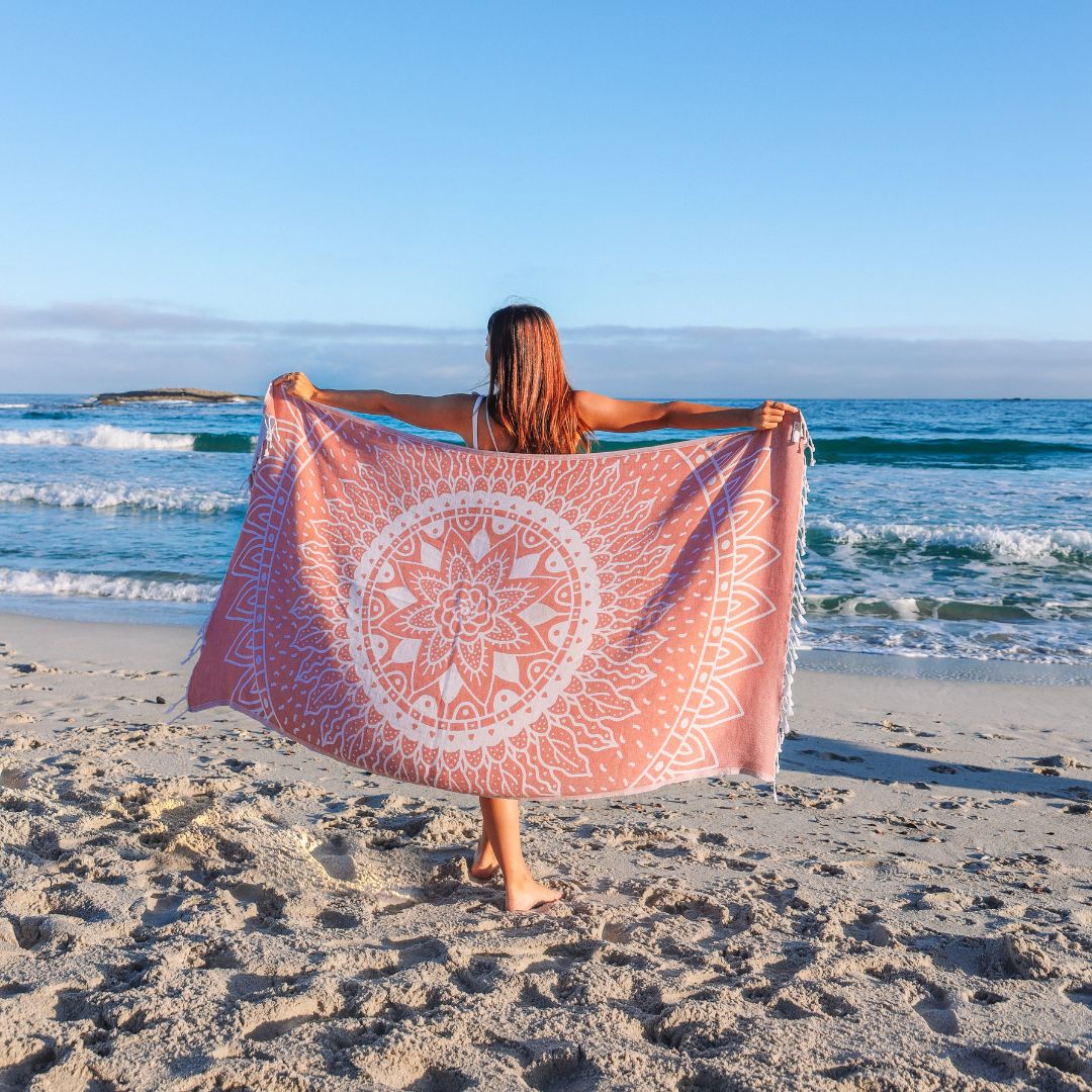 Sunflower - Organic Turkish Cotton Beach Towel | Feshka