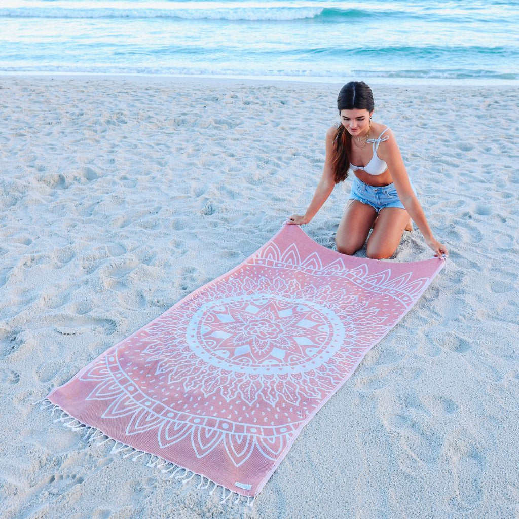 Sunflower - Organic Turkish Cotton Beach Towel | Feshka