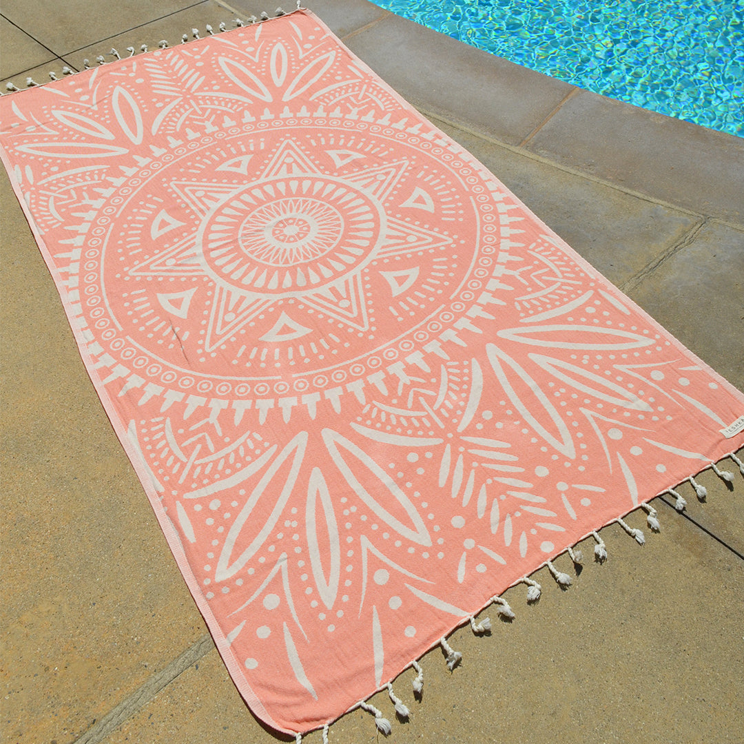 Lovesong - Organic Turkish Cotton Beach Towel | Feshka