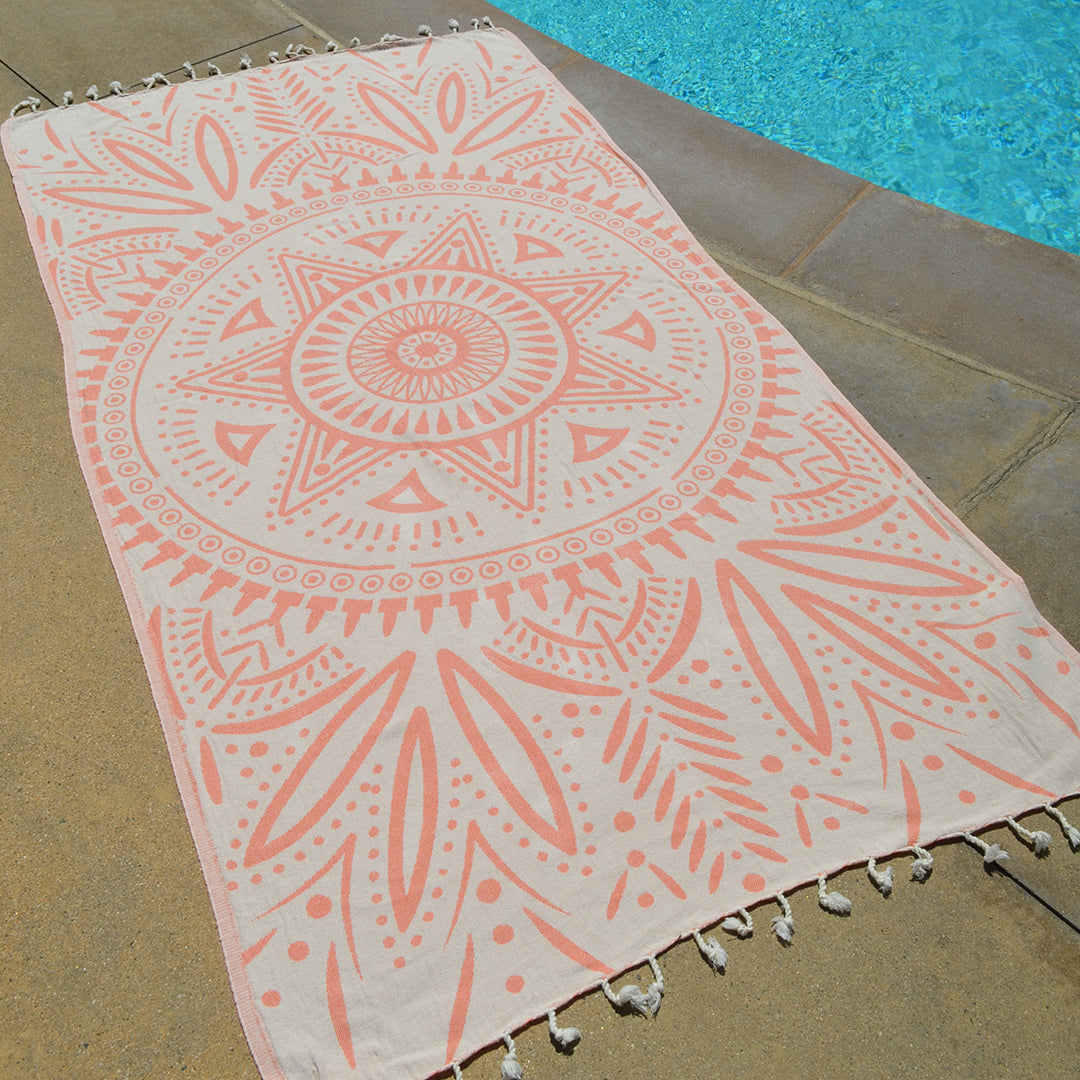 Lovesong - Organic Turkish Cotton Beach Towel | Feshka