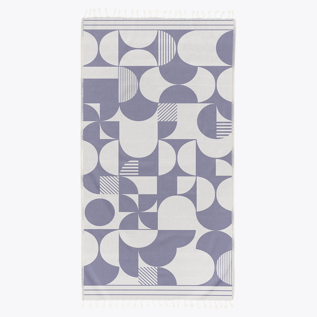 Bauhaus - Organic Turkish Cotton Beach Towel | Feshka