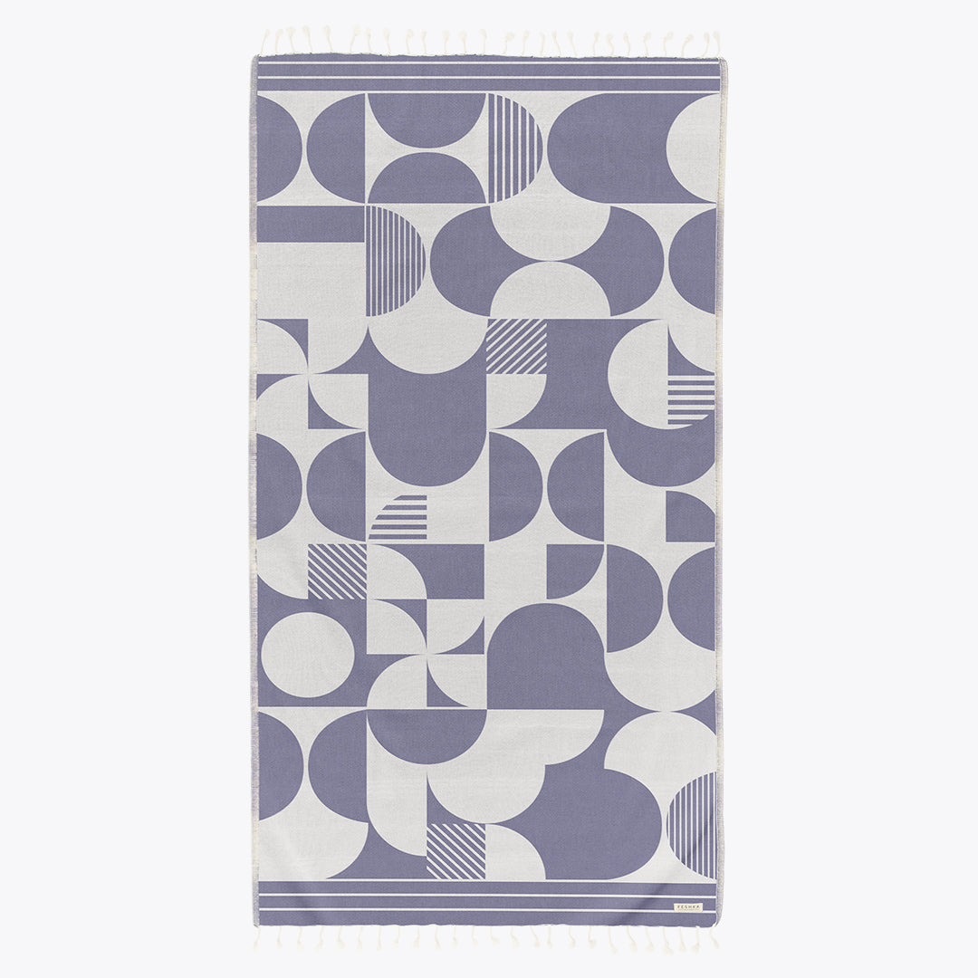 Bauhaus - Organic Turkish Cotton Beach Towel | Feshka