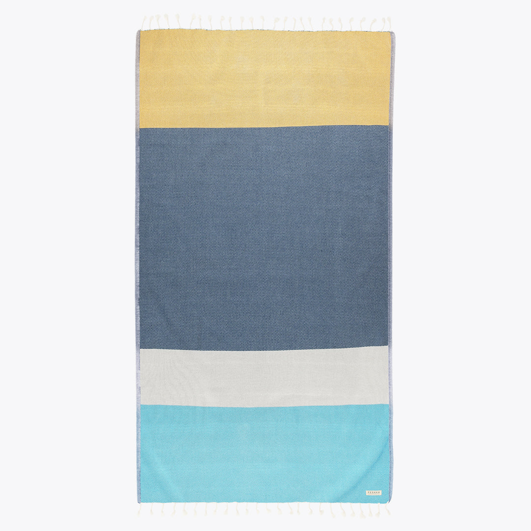 Coastal Dream - Organic Turkish Cotton Beach Towel | Feshka