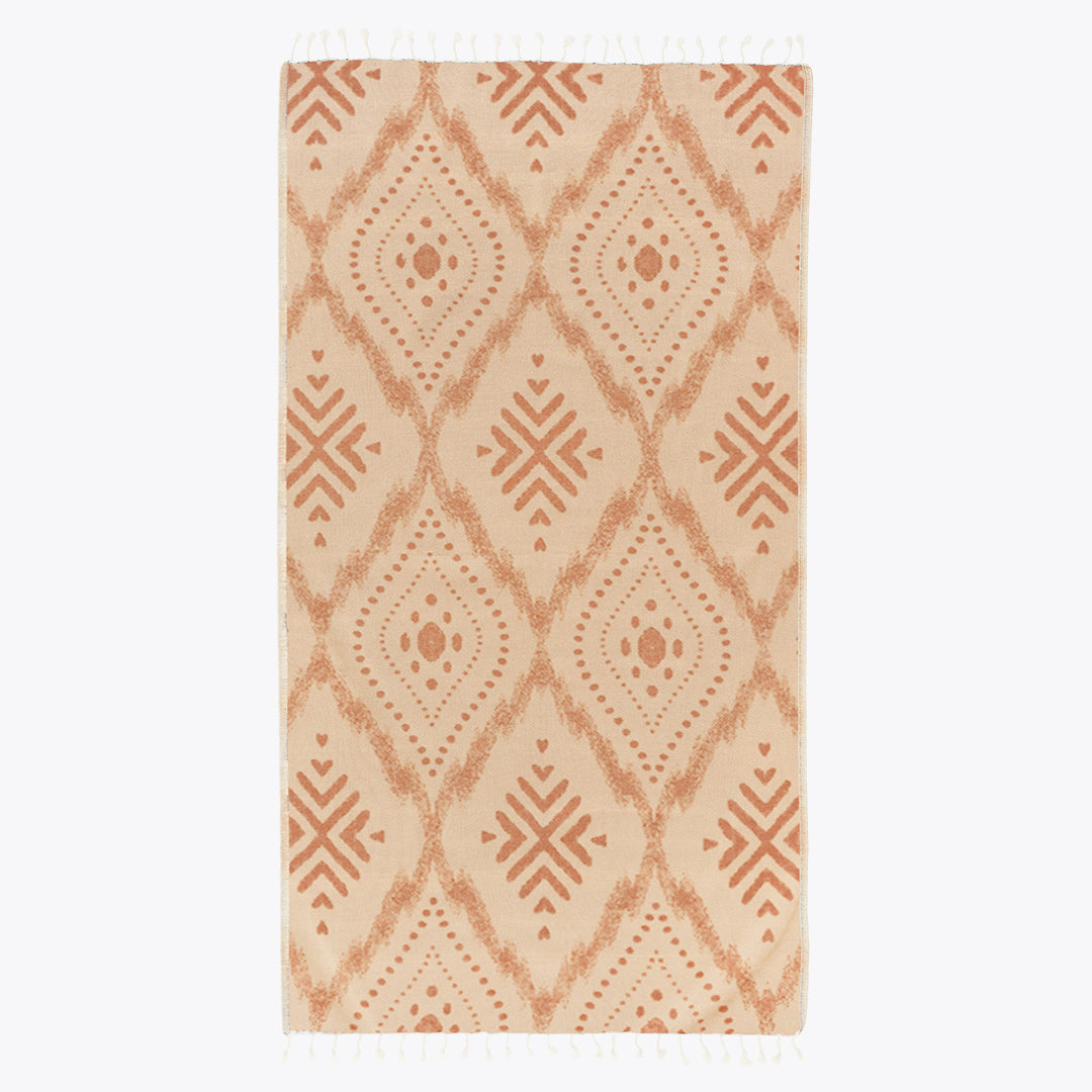 Damask - Organic Turkish Cotton Beach Towel | Feshka