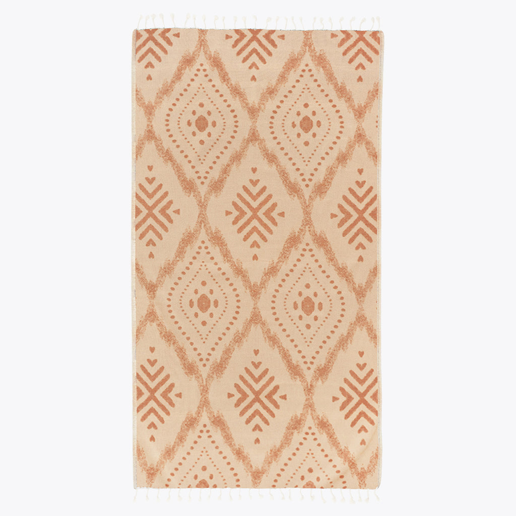 Damask - Organic Turkish Cotton Beach Towel | Feshka