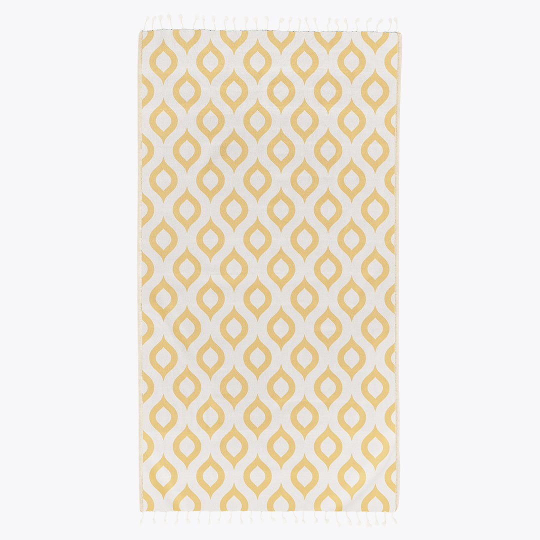 Droplets - Organic Turkish Cotton Beach Towel | Feshka