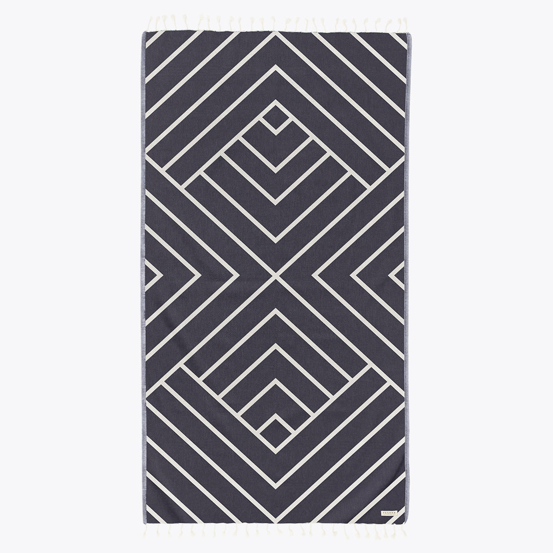 Explorer - Organic Turkish Cotton Beach Towel | Feshka