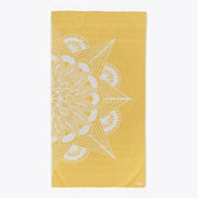 Frozen Marigold - Organic Turkish Cotton Beach Towel | Feshka