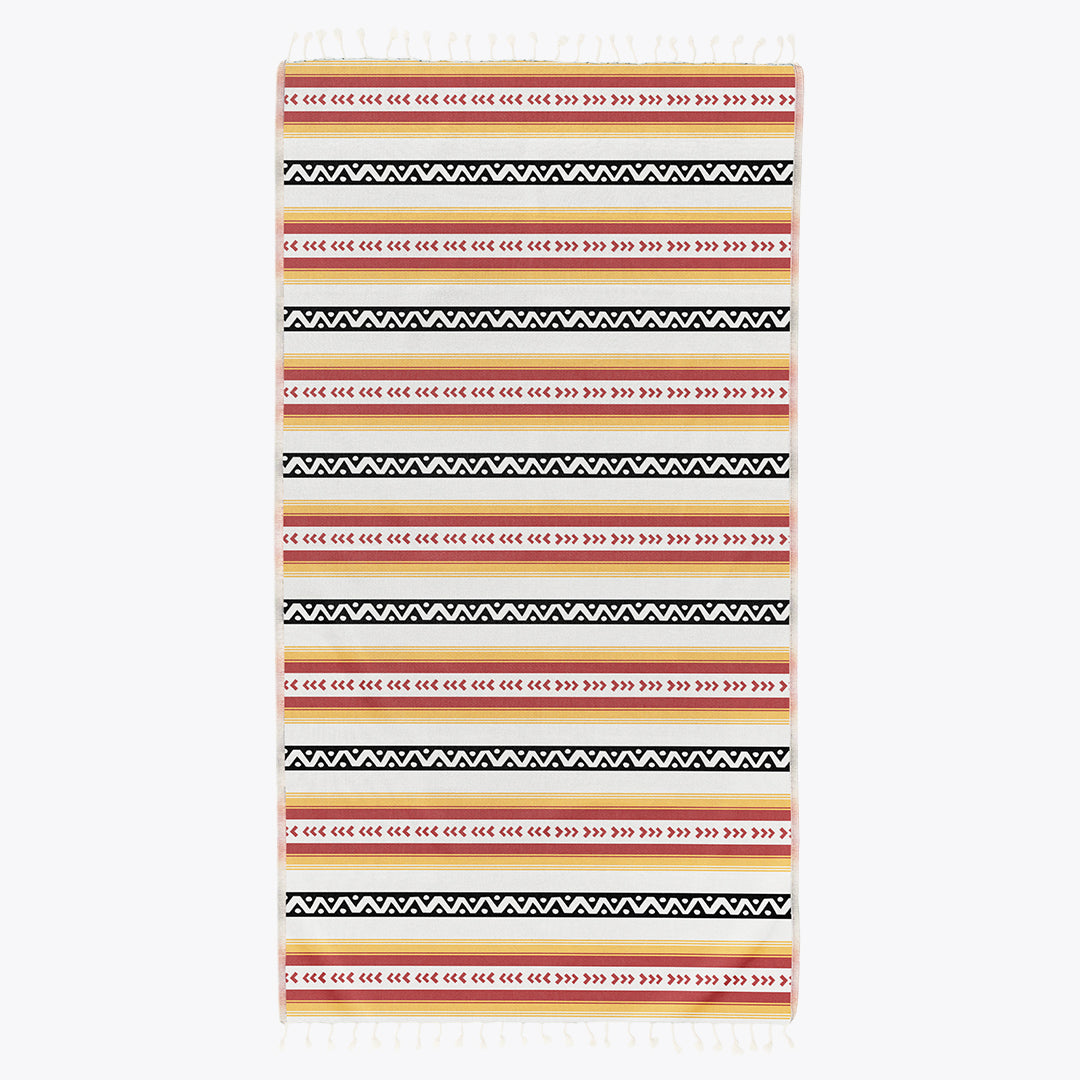 Galata - Organic Turkish Cotton Beach Towel | Feshka