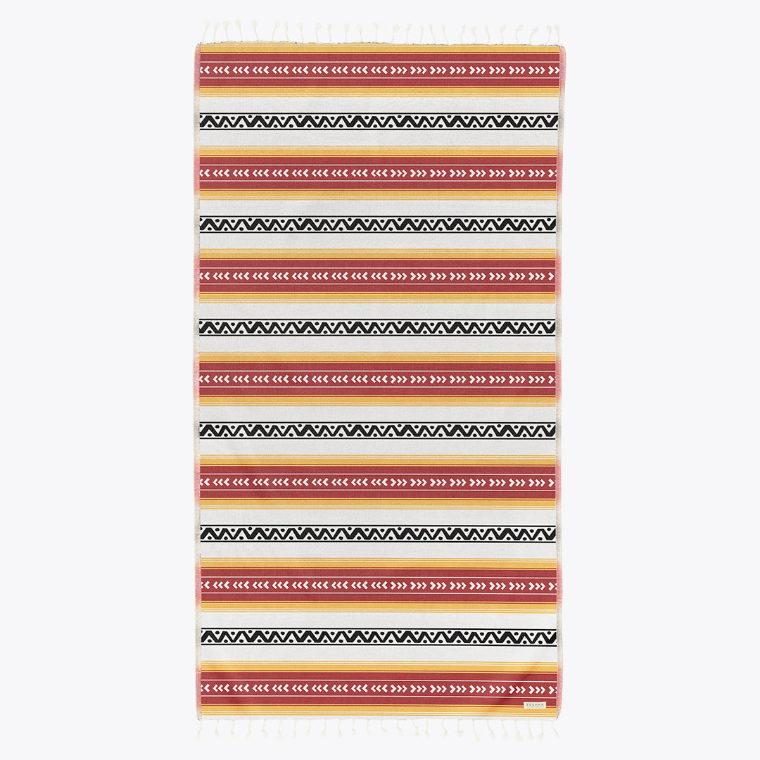 Galata - Organic Turkish Cotton Beach Towel | Feshka