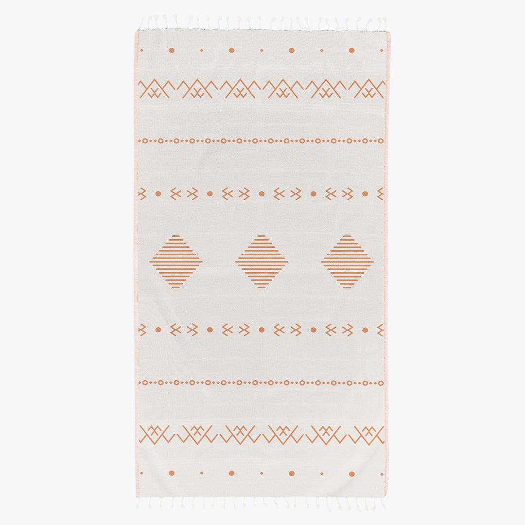 Gingerbread - Organic Turkish Cotton Beach Towel | Feshka