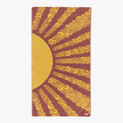 Golden Hour Sunrise - Organic Turkish Cotton Beach Towel | Feshka