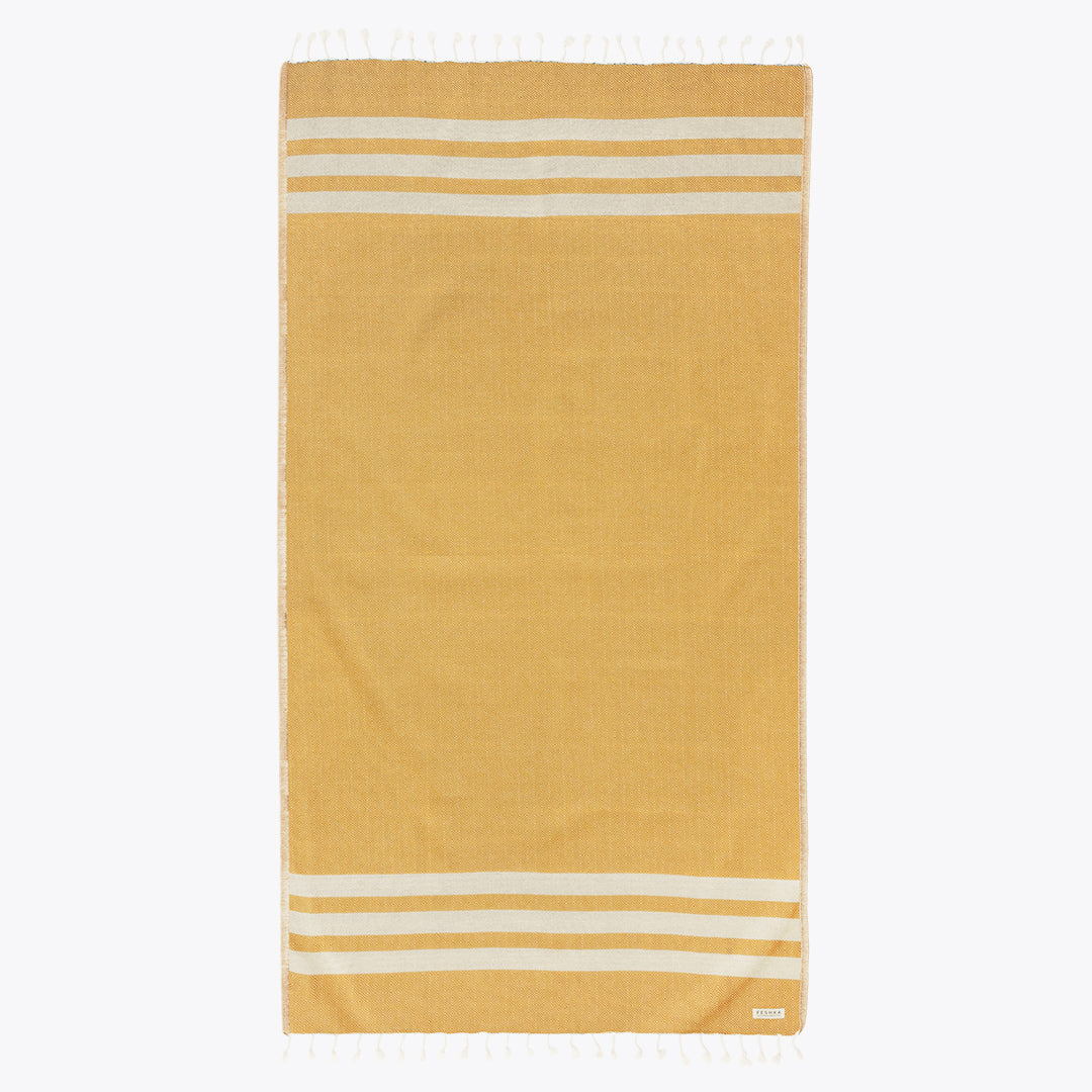 Hiera Extra Long Turkish Towel | Trimita, Yellow