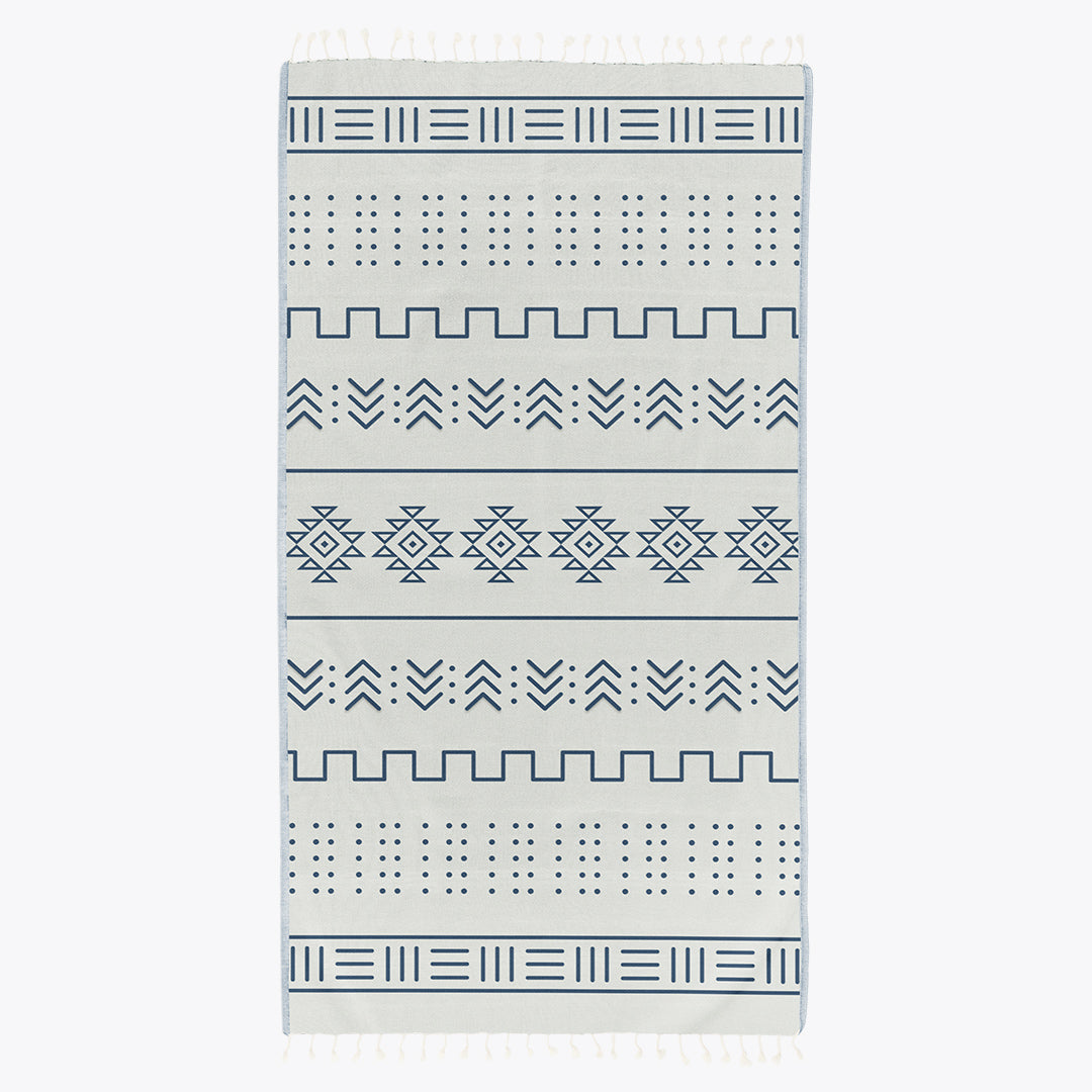 Pathfinder - Organic Turkish Cotton Beach Towel | Feshka