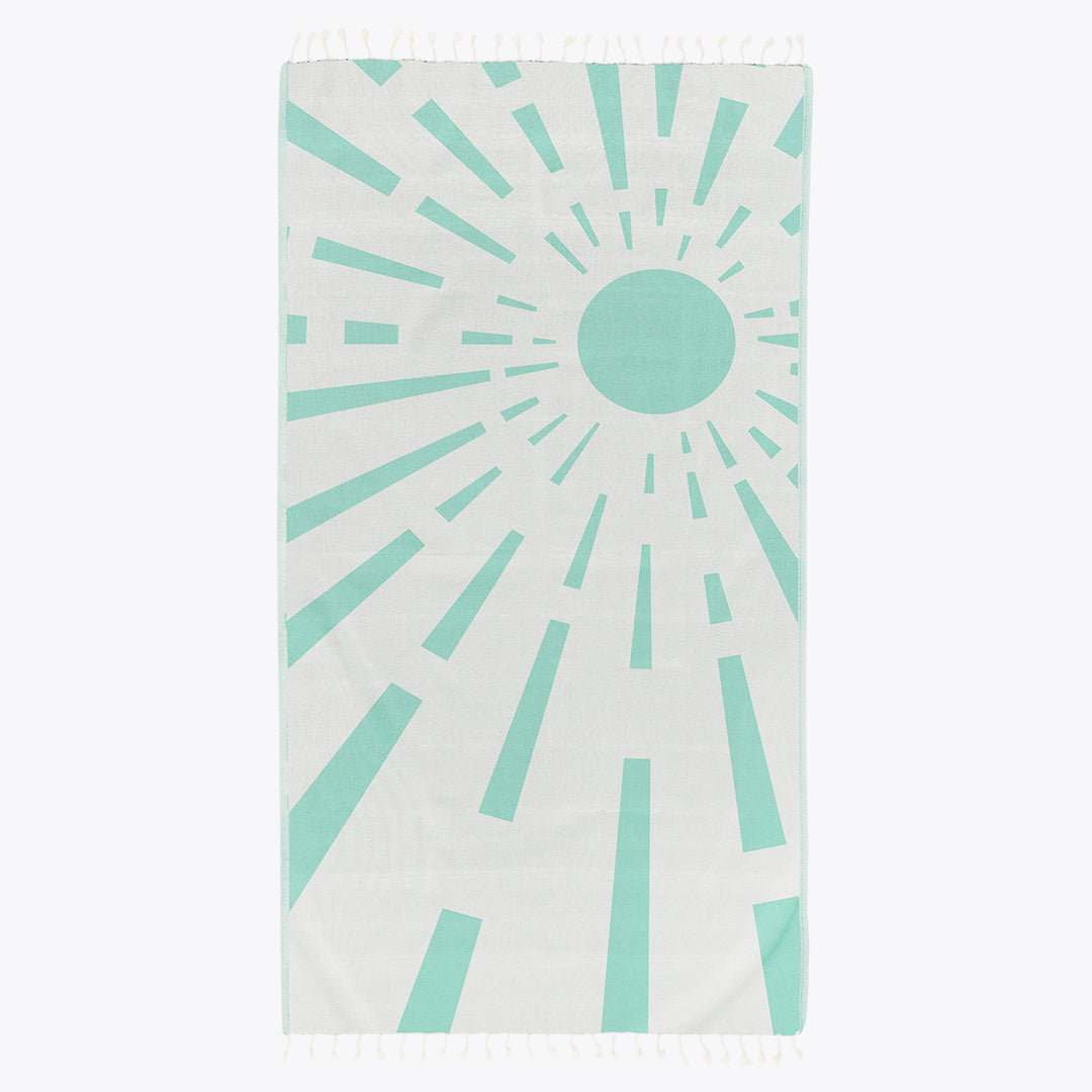 Radiant - Organic Turkish Cotton Beach Towel | Feshka