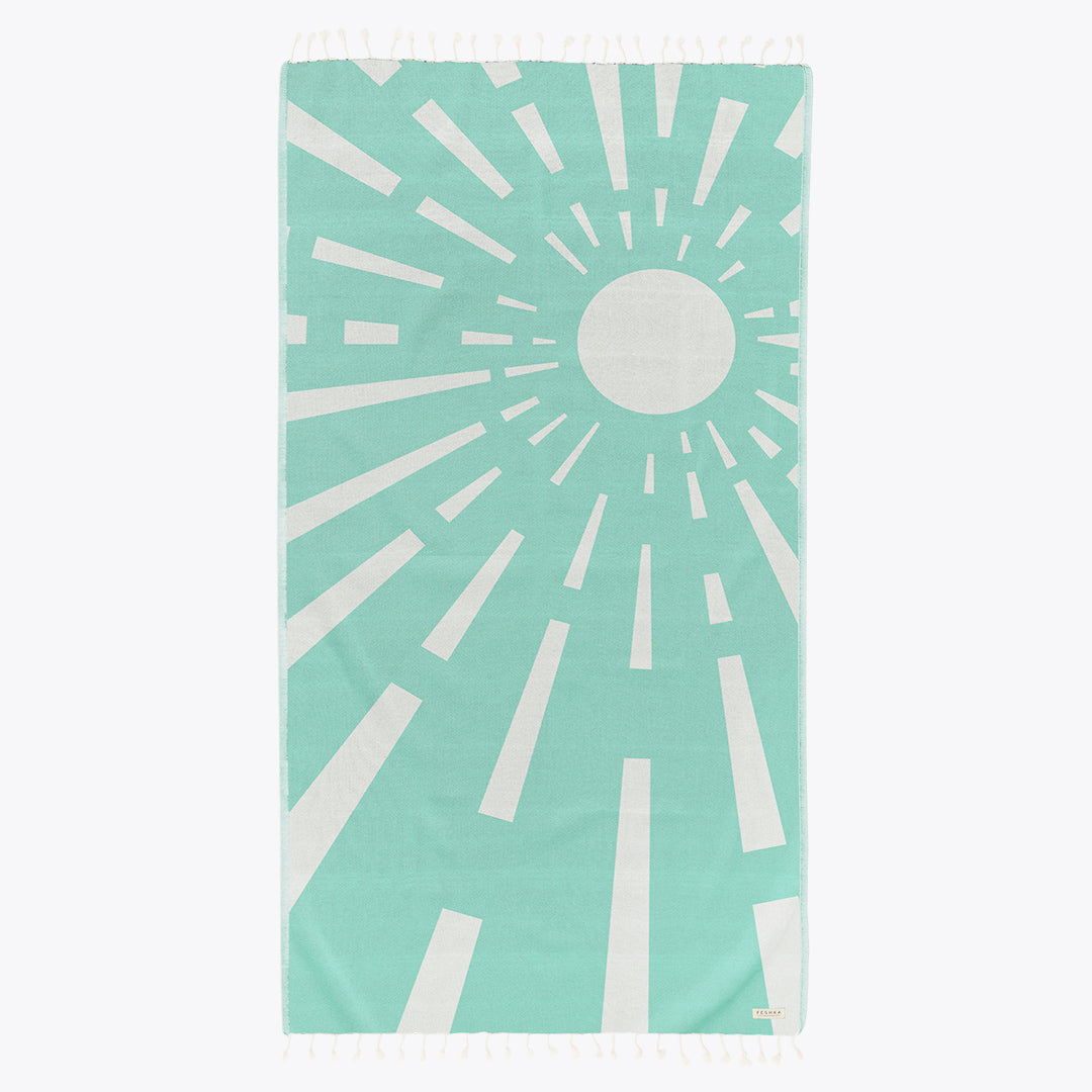 Radiant - Organic Turkish Cotton Beach Towel | Feshka