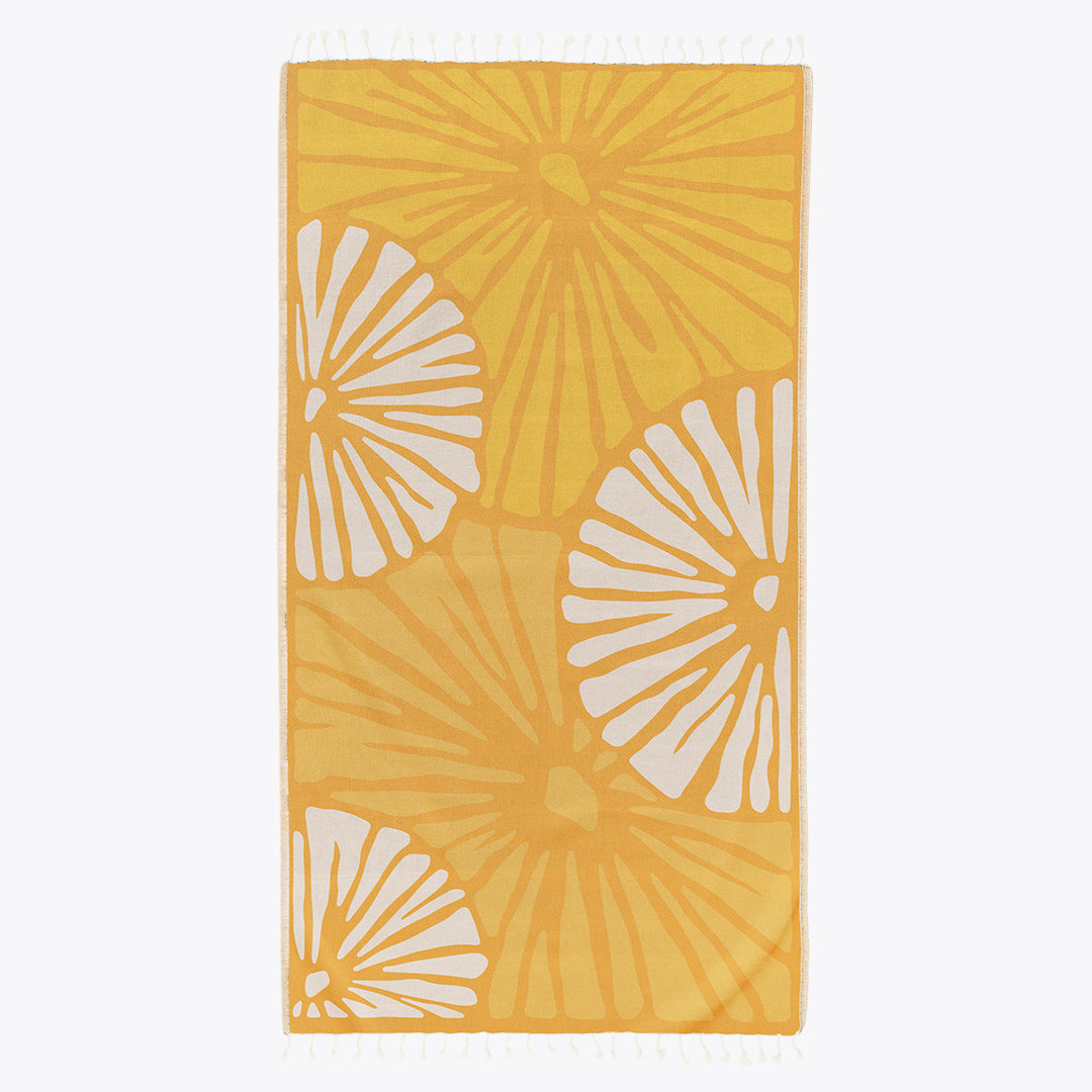 Summer Solstice - Organic Turkish Cotton Beach Towel | Feshka