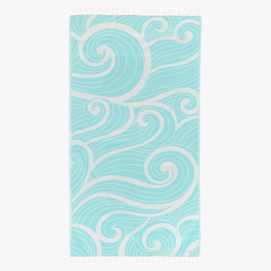 Original Turkish Towels - Organic Turkish Cotton Beach Towel | Feshka