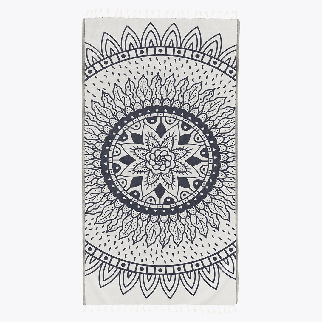 Sunflower - Organic Turkish Cotton Beach Towel | Feshka