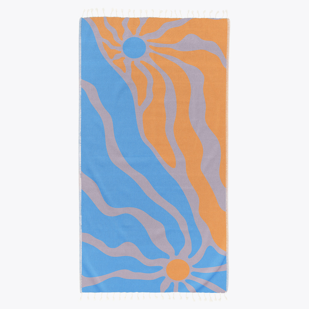 Synergy - Organic Turkish Cotton Beach Towel | Feshka