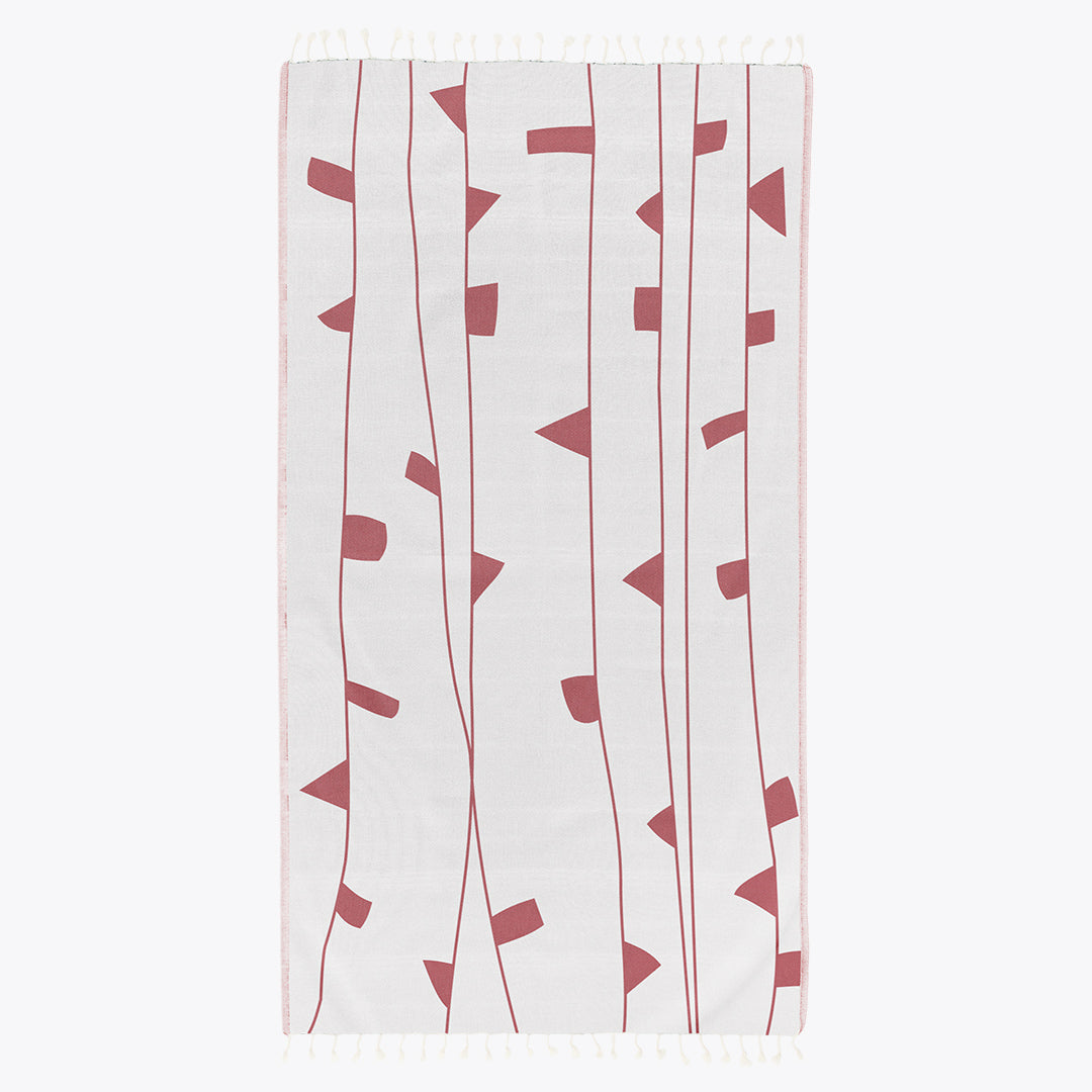 Vine - Organic Turkish Cotton Beach Towel | Feshka