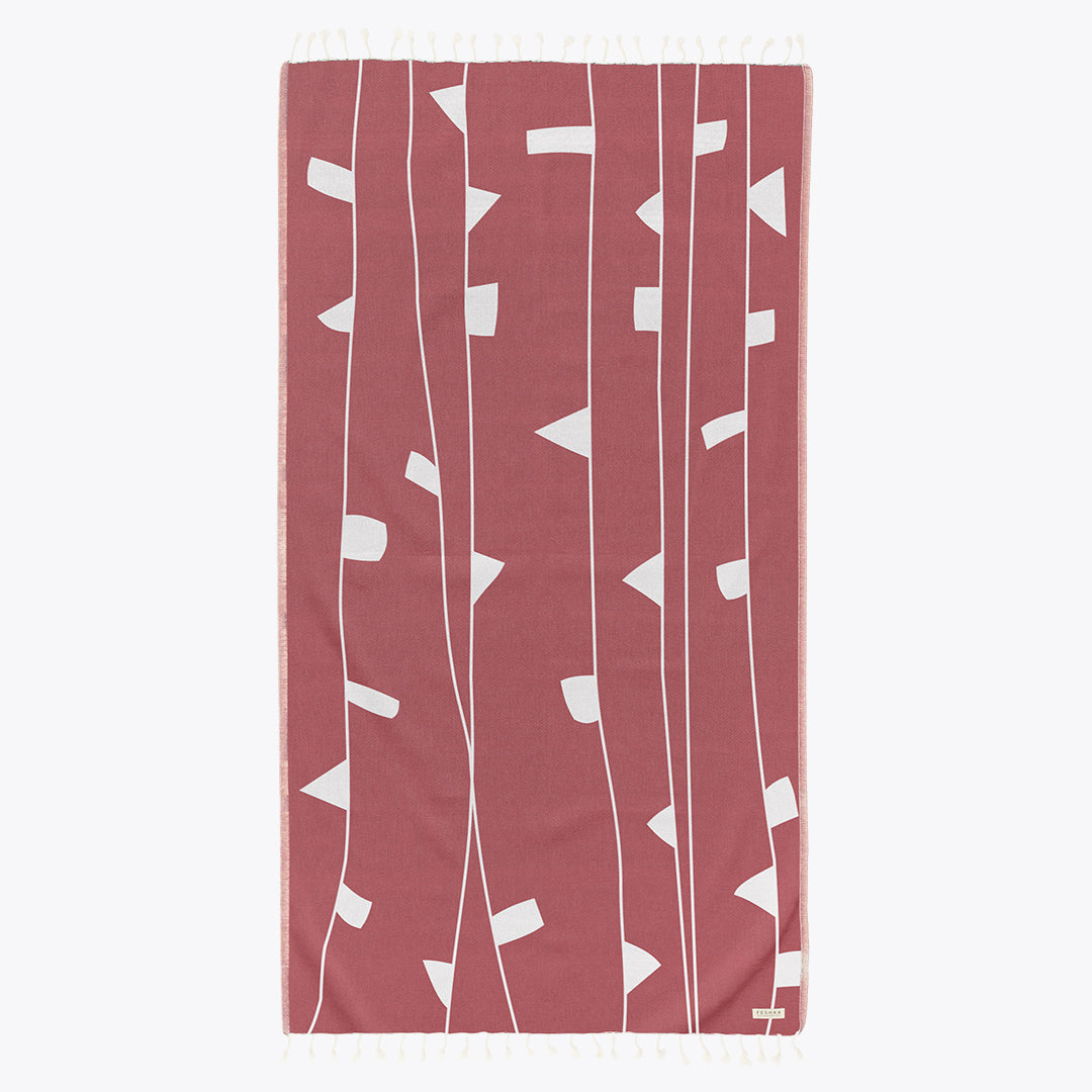 Vine - Organic Turkish Cotton Beach Towel | Feshka