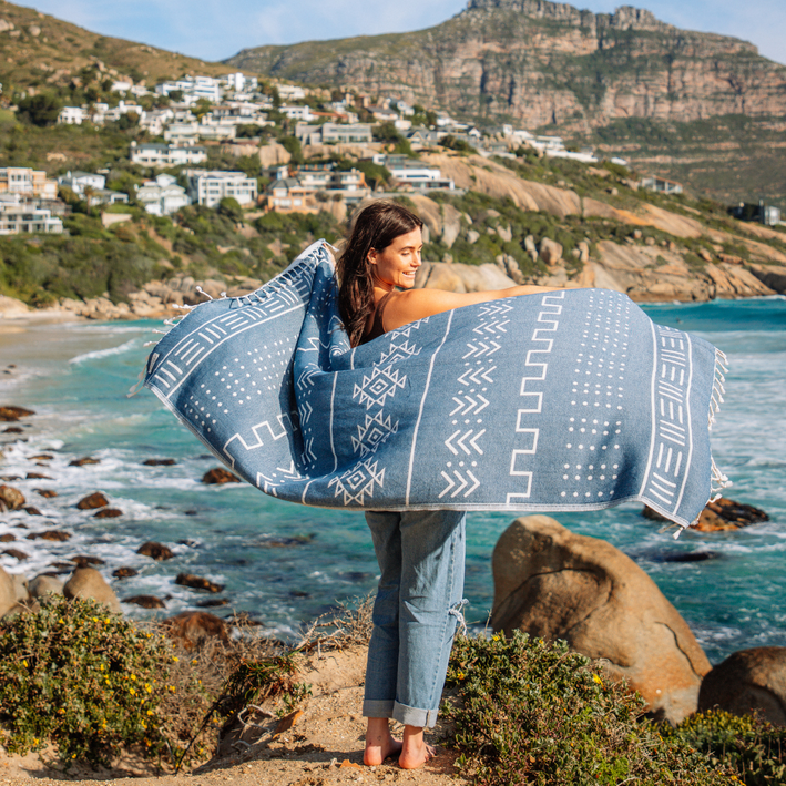 Adventure Bundle - Organic Turkish Cotton Beach Towel | Feshka