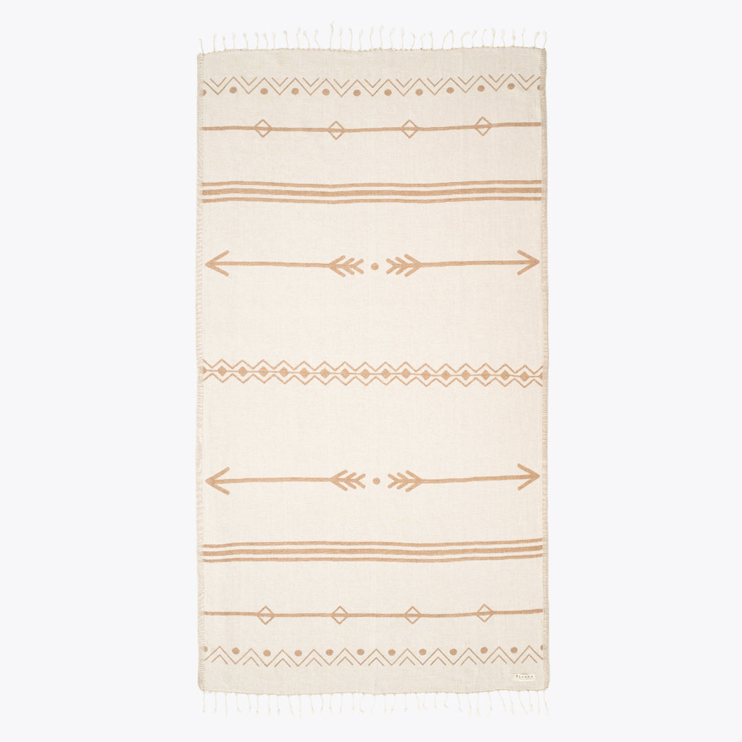 Native - Organic Turkish Cotton Beach Towel | Feshka