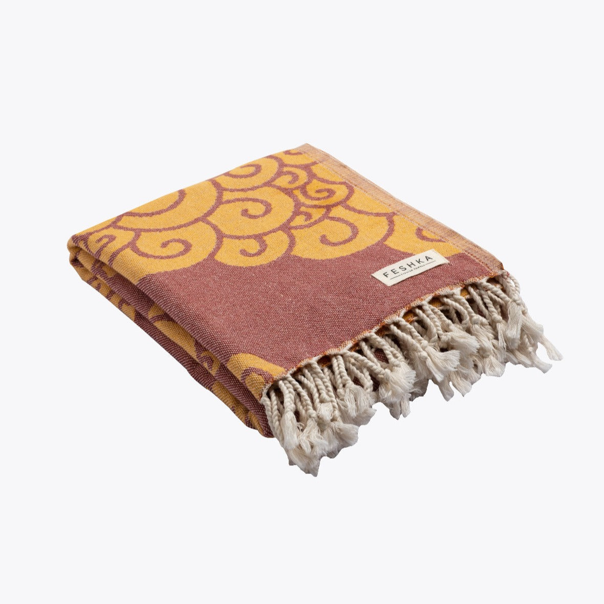 Golden Hour - Organic Turkish Cotton Beach Towel | Feshka