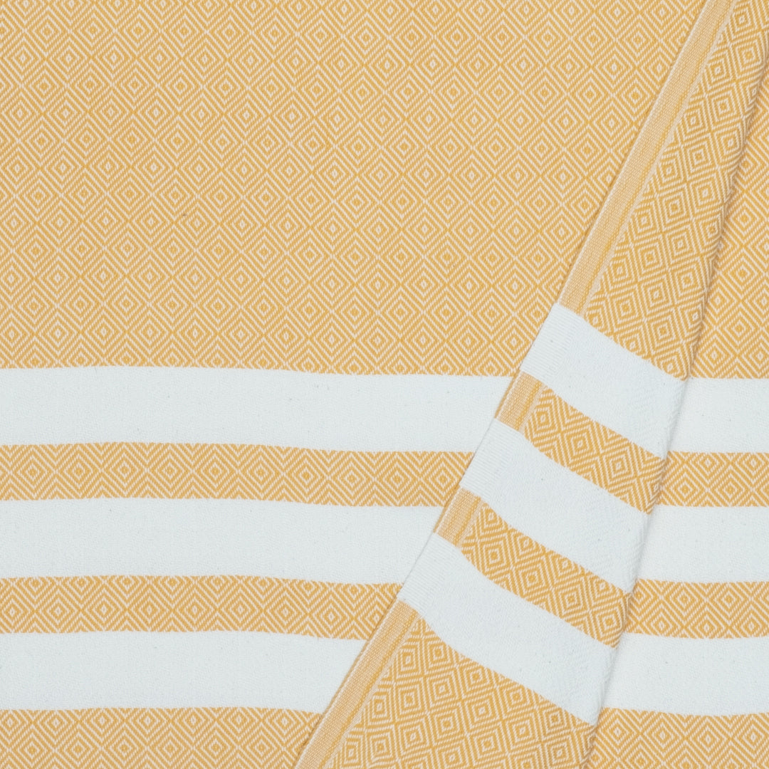 Honey Drop - Organic Turkish Cotton Beach Towel | Feshka