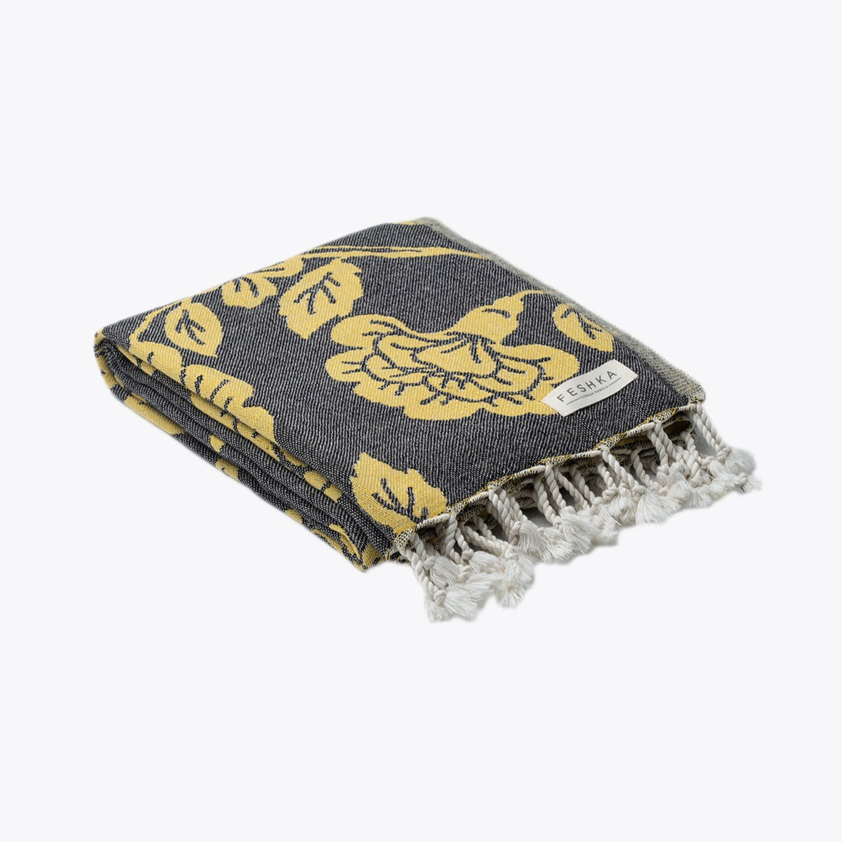 Gardenia - Organic Turkish Cotton Beach Towel | Feshka