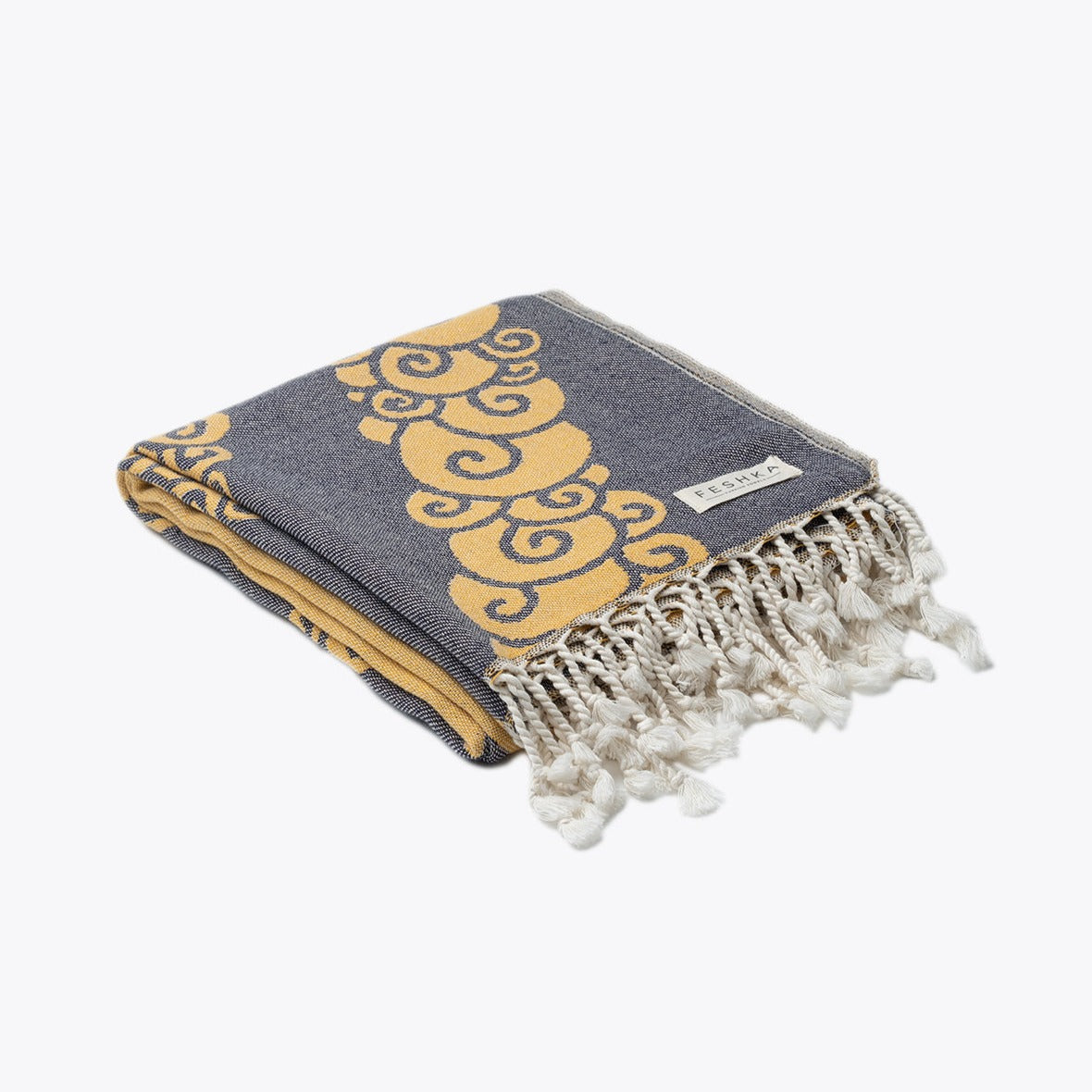 Golden Hour - Organic Turkish Cotton Beach Towel | Feshka