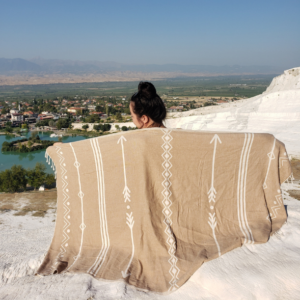 Aegean Bundle - Organic Turkish Cotton Beach Towel | Feshka