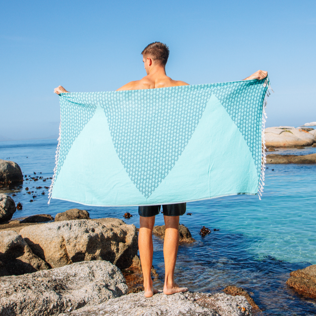 Big Fish - Organic Turkish Cotton Beach Towel | Feshka