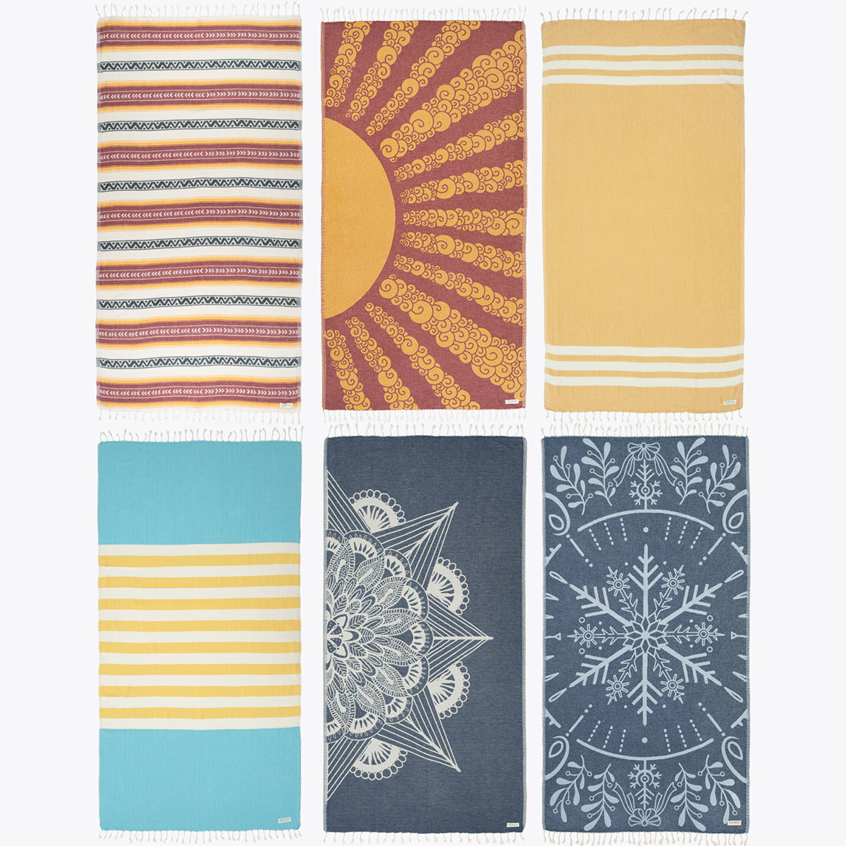 Holiday Bundle - Organic Turkish Cotton Beach Towel | Feshka