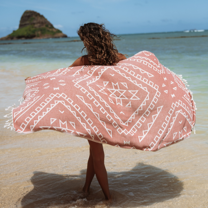 Adventure Bundle - Organic Turkish Cotton Beach Towel | Feshka