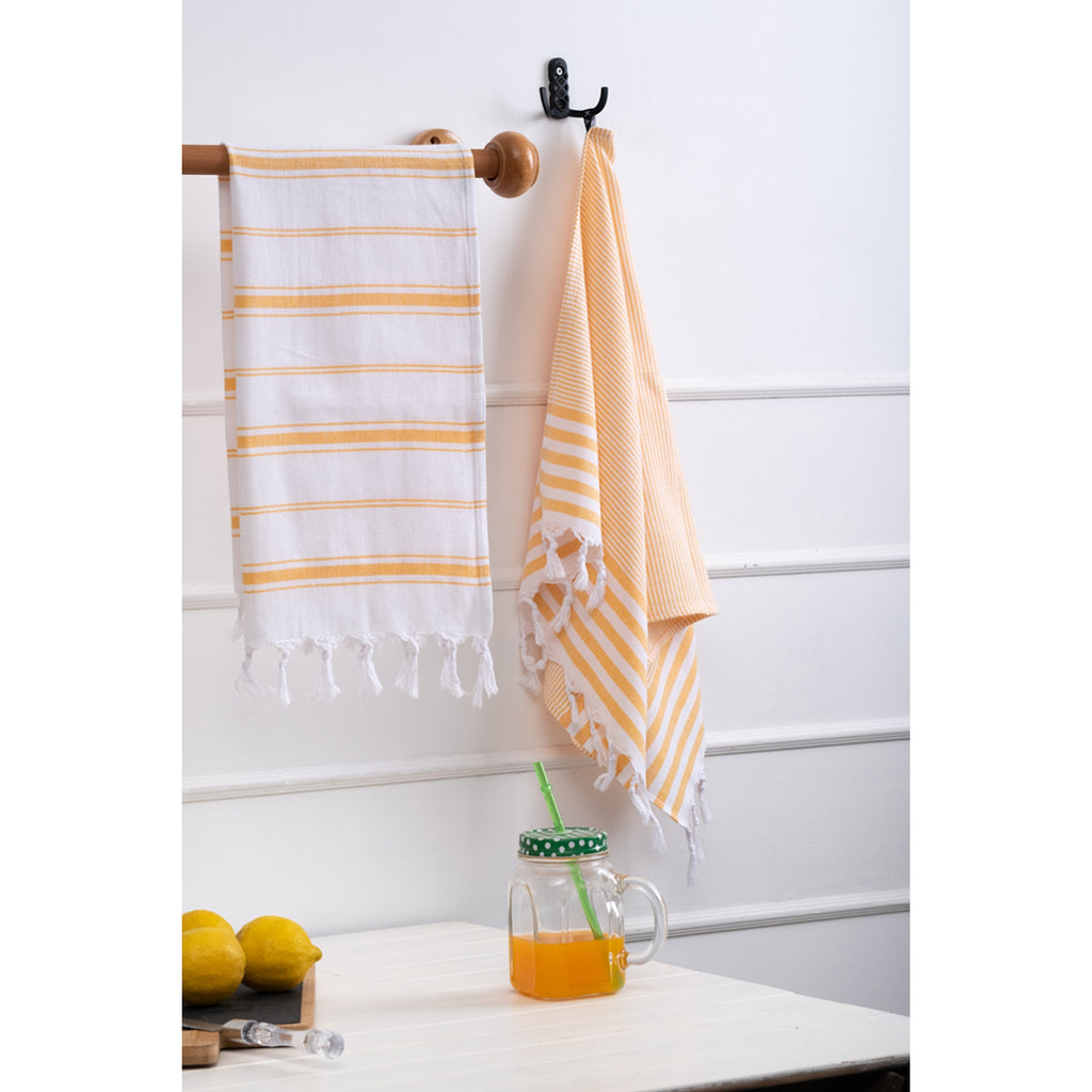 Kitchen Towel Set - Organic Turkish Cotton Beach Towel | Feshka