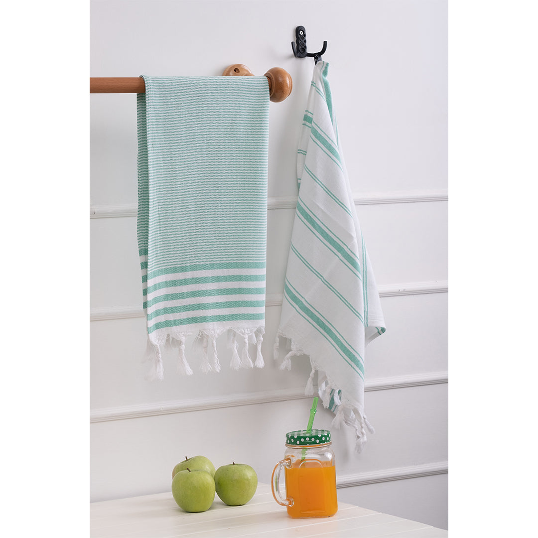 Kitchen Towel Set - Organic Turkish Cotton Beach Towel | Feshka