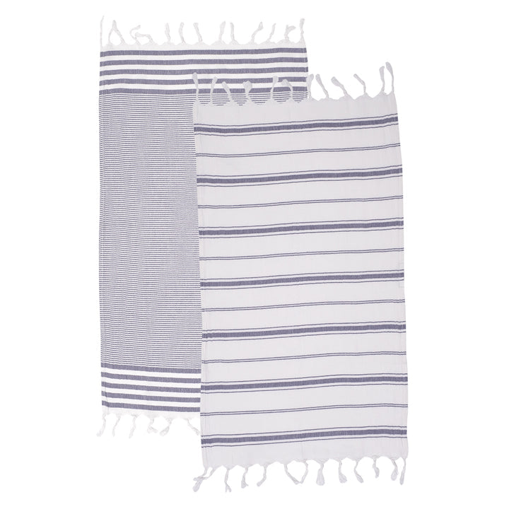 Kitchen Towel Set Purple - Organic Turkish Cotton Beach Towel | Feshka