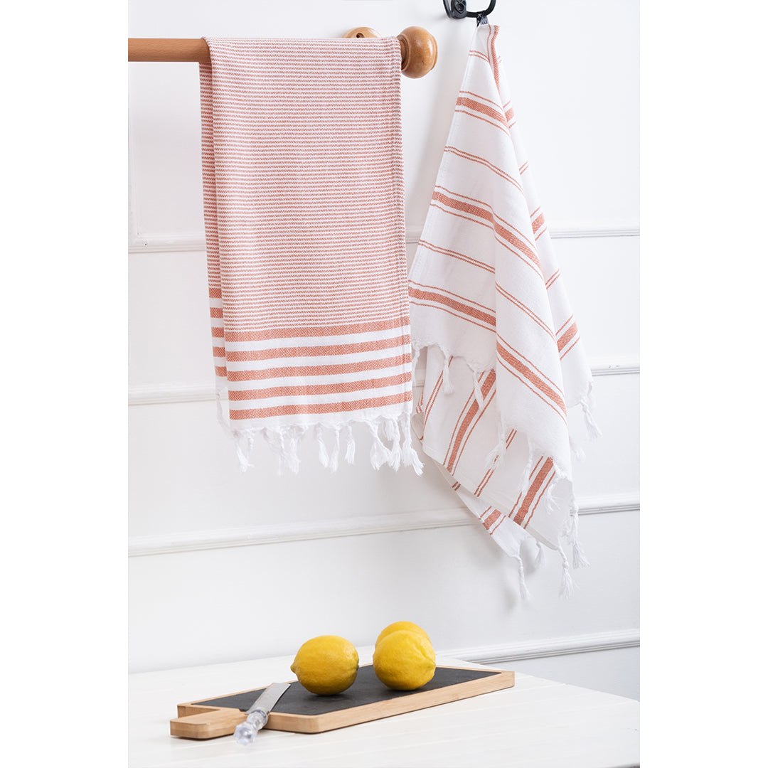 Kitchen Towel Set - Organic Turkish Cotton Beach Towel | Feshka