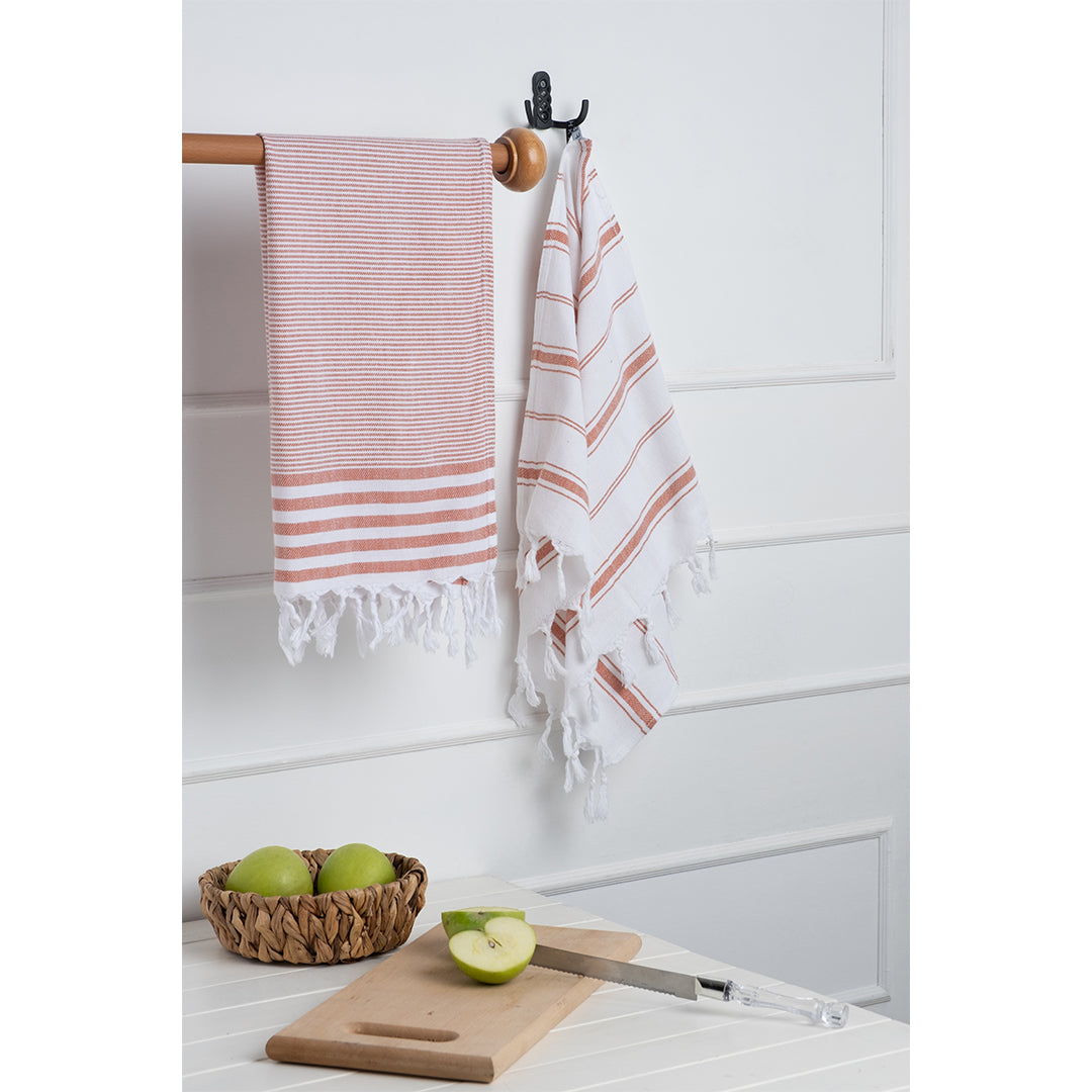 Kitchen Towel Set - Organic Turkish Cotton Beach Towel | Feshka